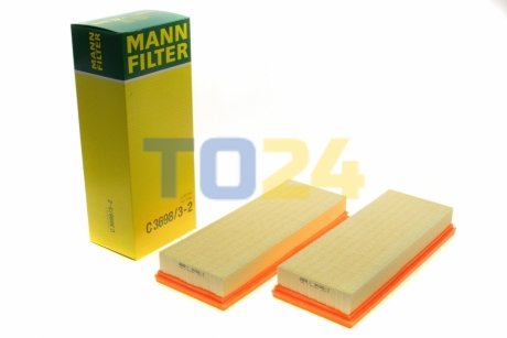 Воздушный фильтр (2 шт.) MANN C3698/3-2 (фото 1)
