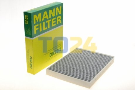 Угольный фильтр салона MANN CUK2842 (фото 1)