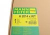 Масляный фильтр АКПП (+прокладка поддона) MANN H2014XKIT (фото 9)