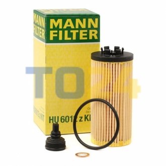 Масляный фильтр MANN HU 6012z KIT (фото 1)
