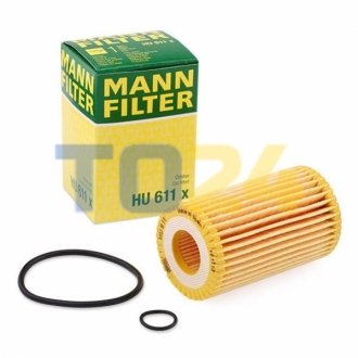 Масляний фільтр MANN HU 611x (фото 1)