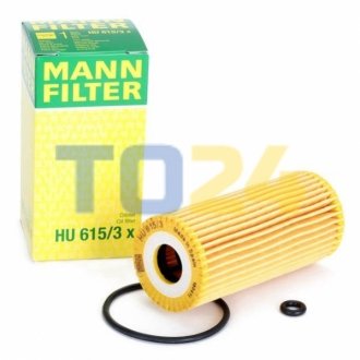 Масляный фильтр MANN HU615/3X (фото 1)