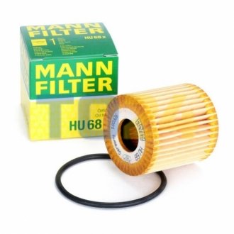 Масляний фільтр MANN HU68X (фото 1)