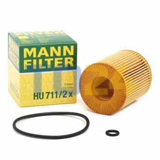 Масляний фільтр MANN HU711/2X (фото 1)