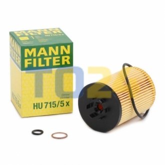 Масляный фильтр MANN HU715/5X (фото 1)