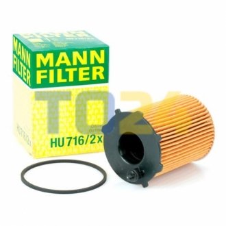 Масляний фільтр MANN HU716/2X (фото 1)