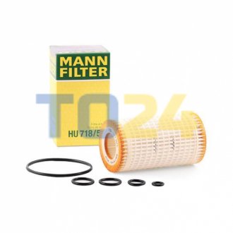 Масляний фільтр MANN HU718/5X (фото 1)