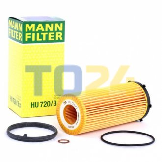 Масляный фильтр MANN HU720/3X (фото 1)