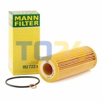 Масляный фильтр MANN HU722X (фото 1)
