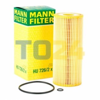 Масляний фільтр MANN HU726/2X (фото 1)