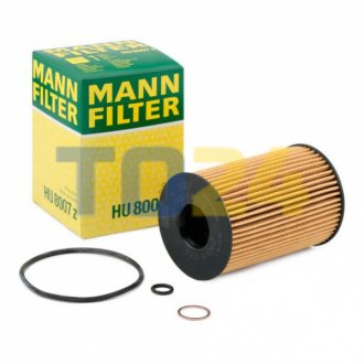 Масляный фильтр MANN HU8007Z (фото 1)