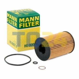 Масляний фільтр MANN HU8007Z (фото 1)