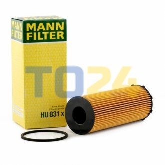 Масляний фільтр MANN HU831X (фото 1)