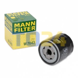 Масляний фільтр MANN W7043 (фото 1)