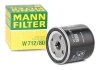 Масляний фільтр MANN W712/80 (фото 1)