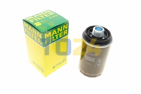 Масляный фильтр MANN W719/53 (фото 1)