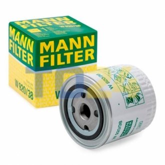Масляний фільтр MANN W920/38 (фото 1)