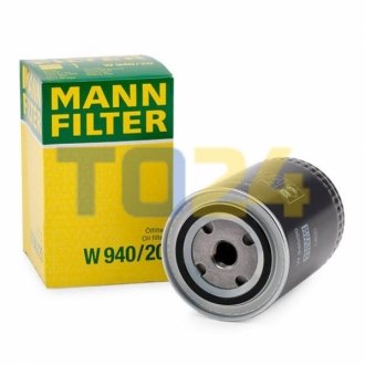 Масляный фильтр MANN W 940/20 (фото 1)