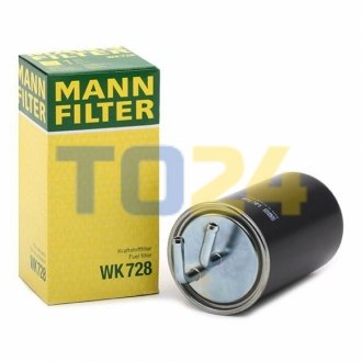 Паливний фільтр MANN WK728 (фото 1)