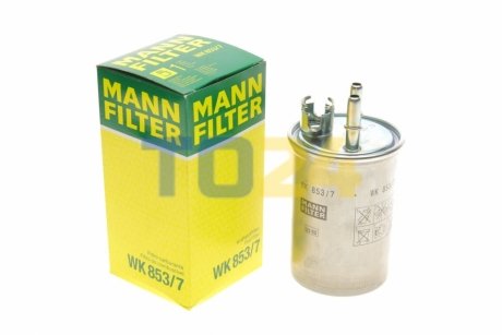 Топливный фильтр MANN WK853/7 (фото 1)