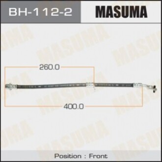 Шланг гальмівний MASUMA T-  /front/  Land Cruiser ##J10# RH BH1122