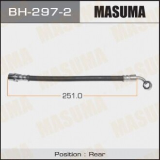 Шланг гальмівний MASUMA T-  /rear/  Land Cruiser Prado ##J12# LH BH2972