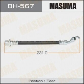 Шланг гальмівний MASUMA T-  /rear/  AURIS NZE151H RH, LH BH567