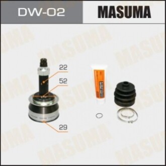 ШРУС 29x52x22 CHEVROLET AVEO (T250, T255), CHEVROLET LACETTI (J200) (DW02) MASUM