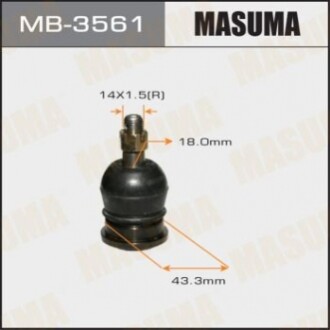 Опора шаровая передн верхн TOYOTA LAND CRUISER PRADO, SEQUOIA ##J9#, ##N18# MB3561