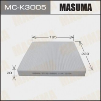 Фільтр салону AC0163 HYUNDAI / ELANTRA / V1600 V2000 06-09 (MC-K3005) MASUMA