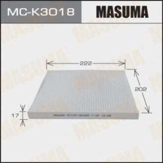 Салонний фільтр AC-003 MASUMA HYUNDAI/ TUCSON/ V2000, V2700 04-06 (1/40) MCK3018