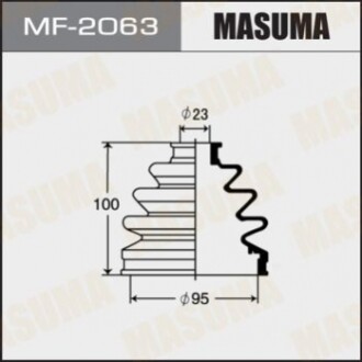 Пильовик ШРУСу зовнішнього Nissan Pathfinder (-04) (MF2063) MASUMA