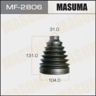 Пыльник ШРУСа внутренний(пластик)+спецхомут Toyota FJ Cruiser (06-09), Land Cruiser Prado (02-) (MF2806) MASUMA