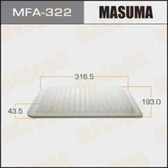 Воздушный фильтр A-199 MASUMA (1/40) MFA322