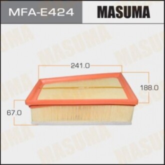 Фільтр повітряний A0459 RENAULT/ MEGANE II/ V1600 08- (MFA-E424) MASUMA