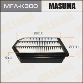 Воздушный фильтр A9321 MASUMA LHD HYUNDAI/ ELANTRA/ V1600, V2000 06- (1/40) MFAK300