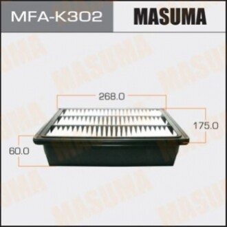 Фільтр повітряний A0458 HYUNDAI/ SANTA FE/ V2000 V2700 05- (MFA-K302) MASUMA