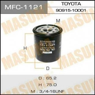 Масляный фильтр MASUMA MFC1121 (фото 1)