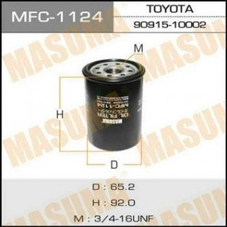 Масляный фильтр MASUMA MFC1124 (фото 1)