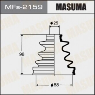 Пильовик ШРКШ зовнішнього (силікон) Toyota Camry (01-05), Prius (09-15) (MFs-2159) MASUMA