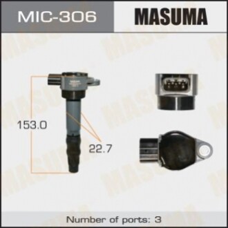 Котушка запалювання MASUMA,  OUTLANDER, GALANT/ CU5W MIC306