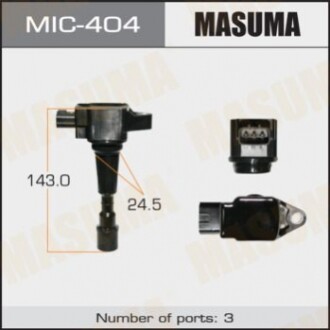 Котушка запалювання MASUMA,  MAZDA2, MAZDA3 03- MIC404