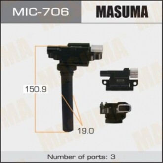 Катушка зажигания MASUMA,  SX4/ M16A MIC706