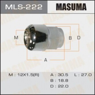 Гайка MASUMA  Honda MLS222