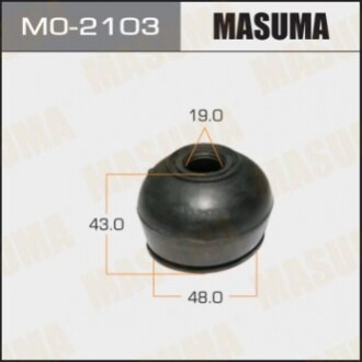 Кульовий пильовик (уп 10шт) MASUMA 20х48х43 MO2103