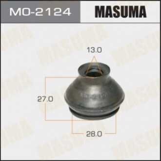 Пильовик опори кульовий 13x28x27 (MO-2124) MASUMA