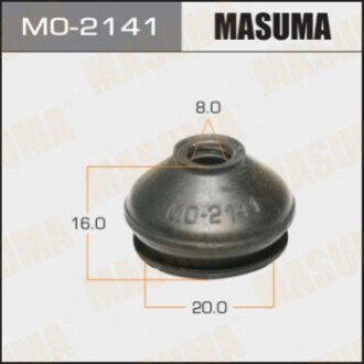 Пыльник опоры шаровой 8х20х16 HONDA CIVIC IX (12-20), HONDA ACCORD IX 2.4 (14-19) (MO2141) MASUMA