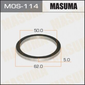 Кільце глушника MASUMA 50 х 62 MOS114