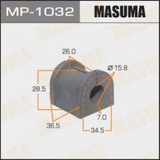 Втулка стабілізатора MASUMA MP1032 (фото 1)