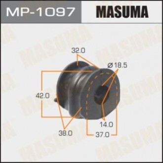 Втулка стабилизатора MASUMA MP1097 (фото 1)